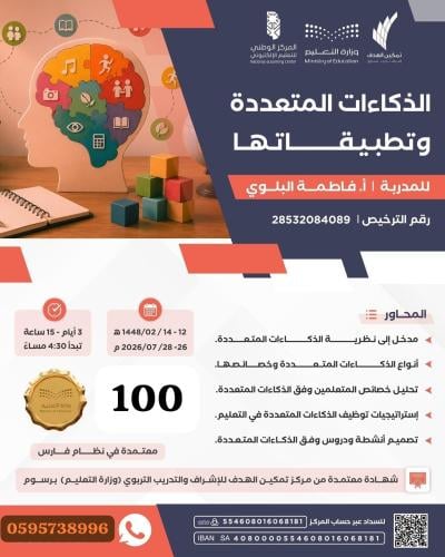 الذكاءات المتعددة وتطبيقاتها