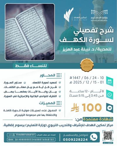 شرح تفصيلي لسورة الكهف