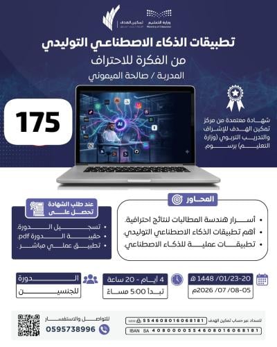 تطبيقات الذكاء الاصطناعي التوليدي