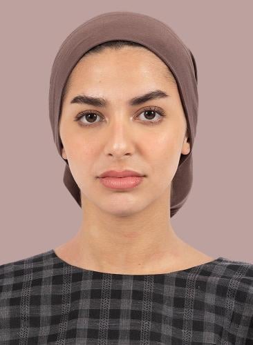 بندانة غطاء راس بني داكن