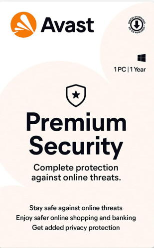 كود رقمي | Avast Premium Security (1 Device / 1 Ye...