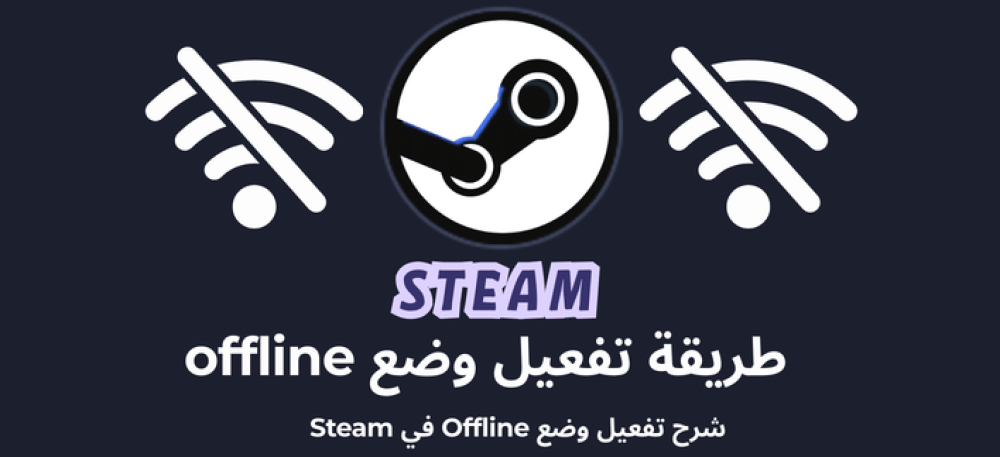 طريقة تفعيل offline على برامج  Steam
