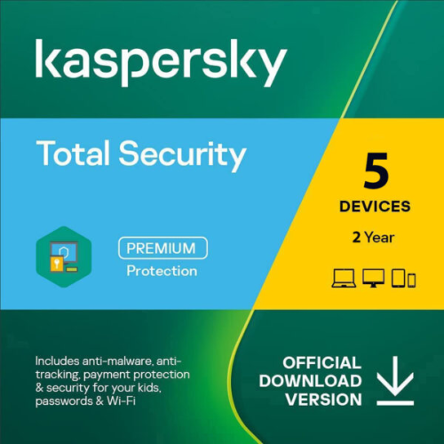 كود رقمي | Kaspersky Total Security 5 Device 2 Yea...