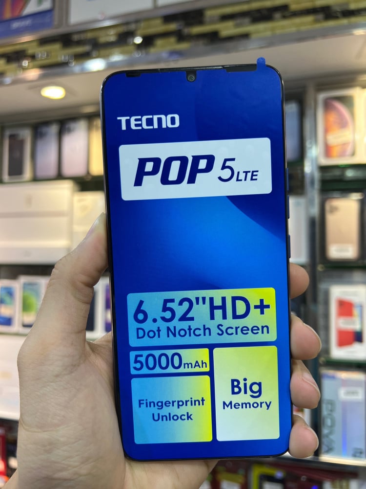 تكنو بوب5لايت 32قيقا رام2قيقا بطارية5الف مع هدايا مجانية