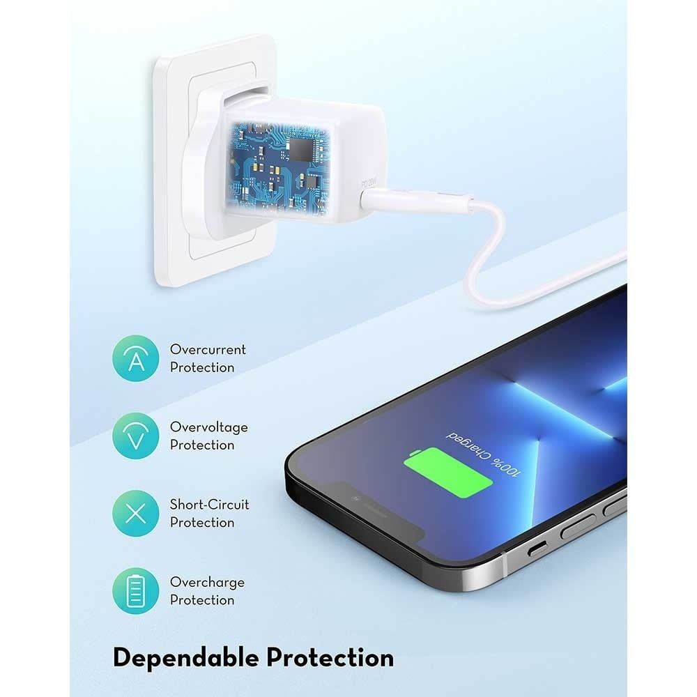 Ravpower wall plug, fast charging, 20W PD