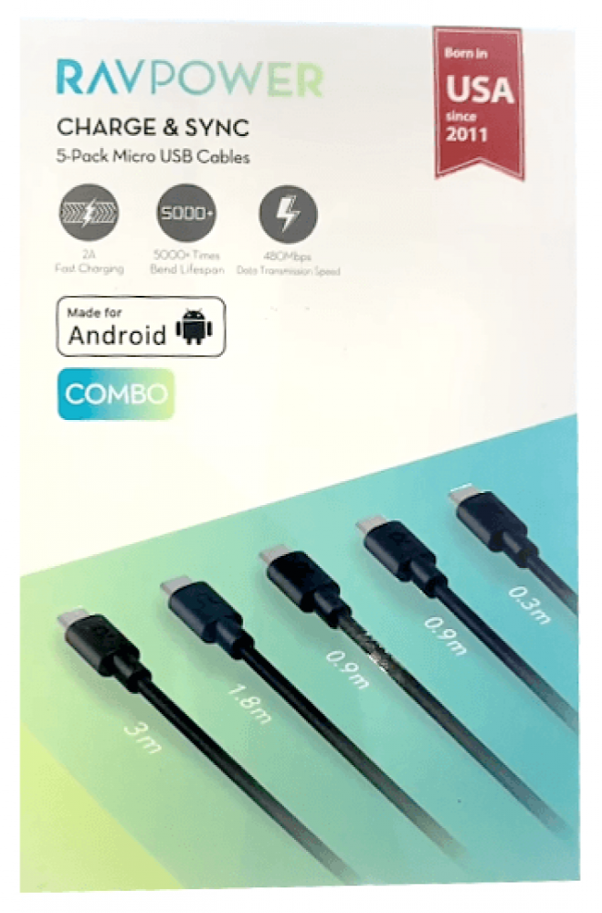 m ravpower charging cable