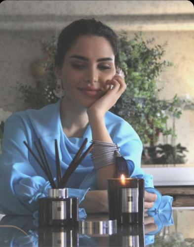 ثوب الكريب التركواز