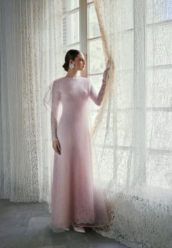 organza guipure dress