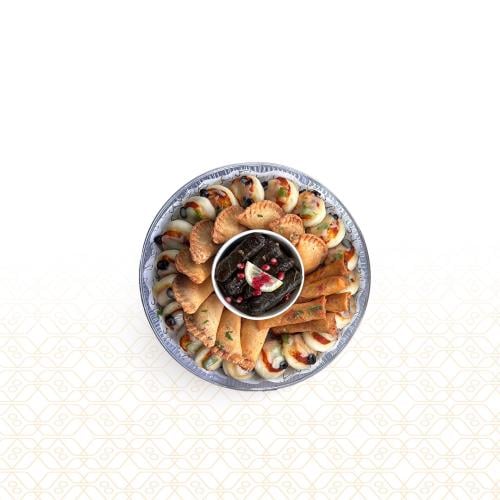 صحن موالح ضيافة منوع - حجم وسط