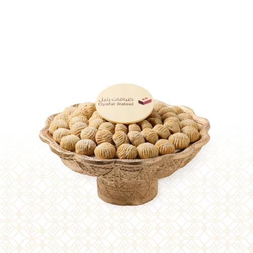 صينية فيبر ذهبي ( معمول 1 ك )