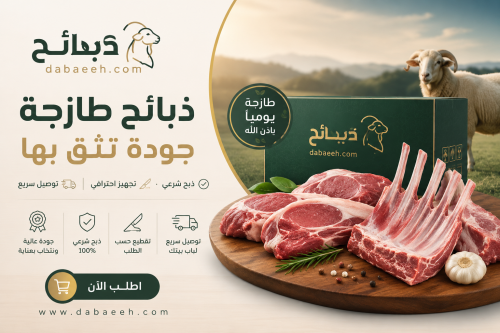 أفضل طريقة لطلب الذبائح أونلاين في السعودية مع التوصيل السريع