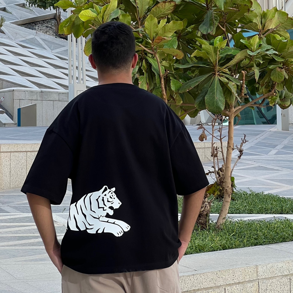 Tiger Vintage T shirt (Black)