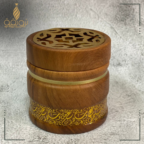 مبخرة خزفية لون خشبي