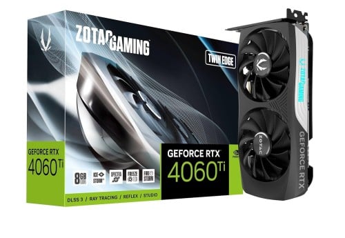 كرت شاشة 4060 ti زوتاك Zotac TWIN X2 8 GB