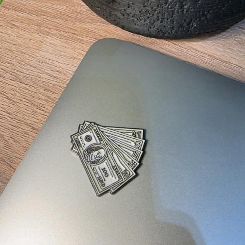 ستيكر معدني (دولارات)