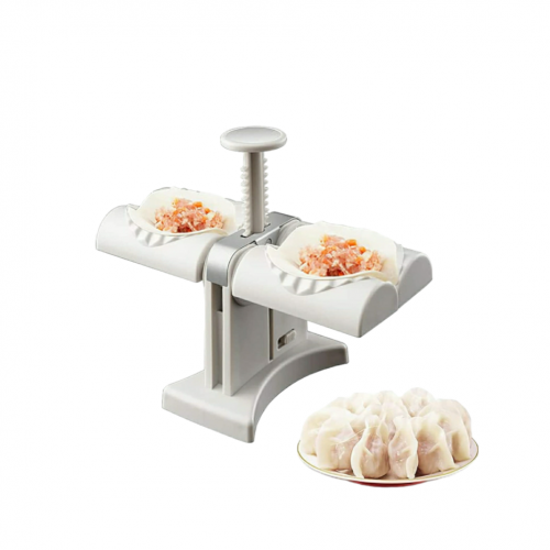 डबल हेड ऑटोमैटिक मोल्ड डंपलिंग्स ब्रेड मेकर प्रेस रेवियोली मेकर क्विक एम्पानाडा मेकर स्टेनलेस स्टील होम रेस्तरां