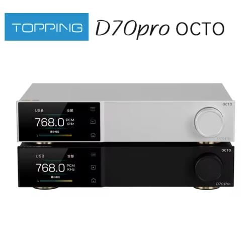 TOPPING D70 PRO OCTO HiFi DAC Bluetooth 5.1 Suppor...