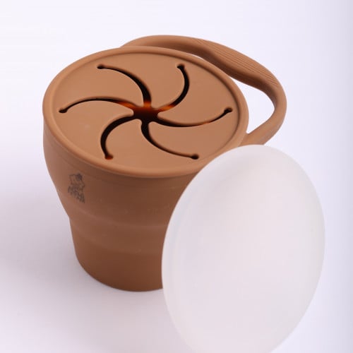 كوب الوجبات الخفيفة بني Snack Cup