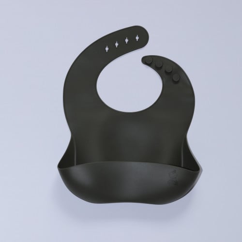 صدارة سيليكون رمادي داكن Silicone Bib