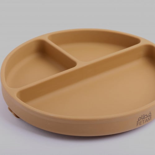صحن سيليكون بني Silicone Plate