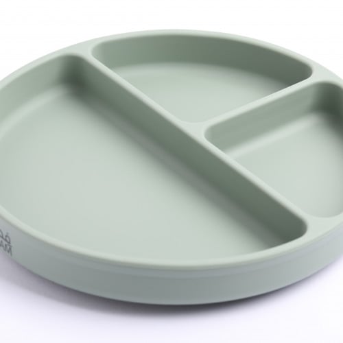 صحن سيليكون أخضر فاتح Silicone Plate
