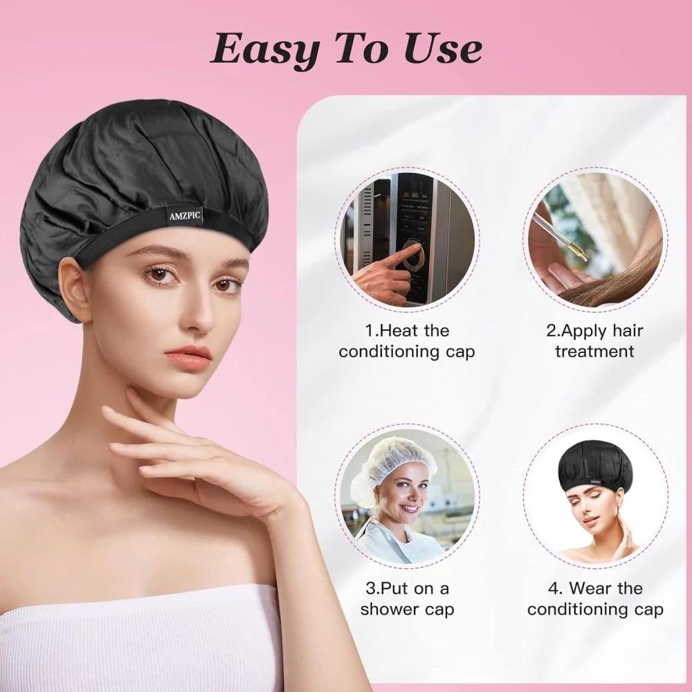 طريقة الاستخدام تسخين وضع العلاج غطاء الدش ارتداء الكاب