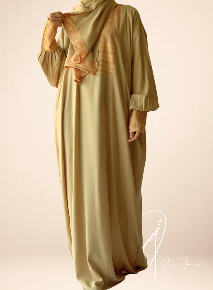 شرشف صلاة باتيك بيج واخضر سستة