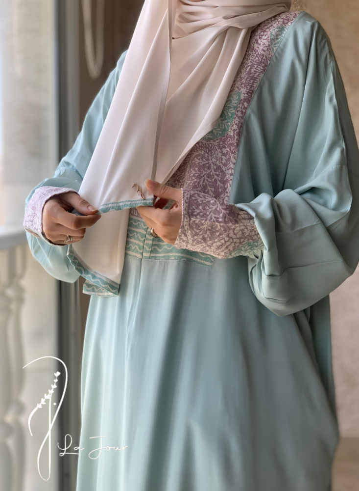 شرشف صلاة سستة رسم باتيك تفني باستيل فاتح