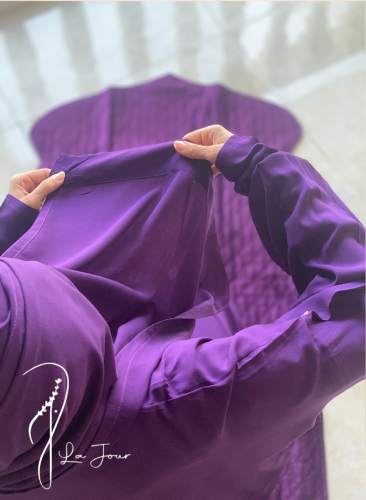 شرشف سادة موف بنفسجي سستة