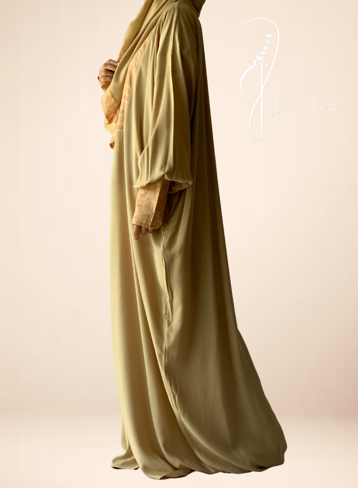 شرشف صلاة باتيك بيج واخضر سستة