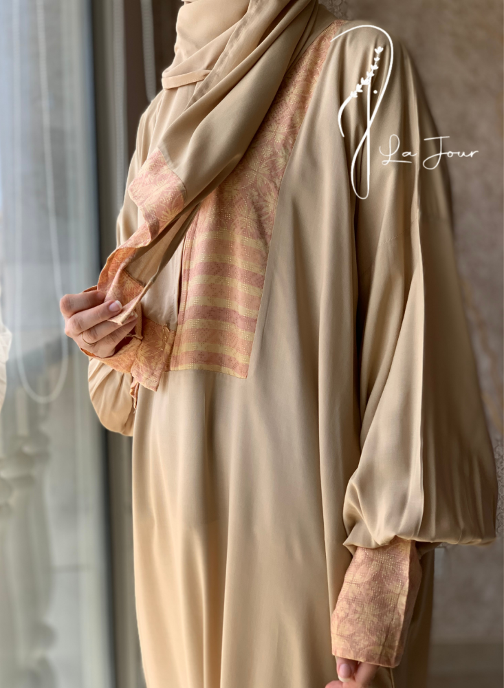 شرشف صلاة باتيك بيج واخضر سستة