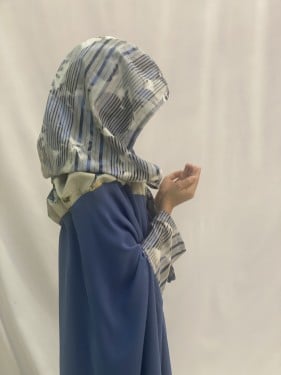 شرشف صلاة ازرق