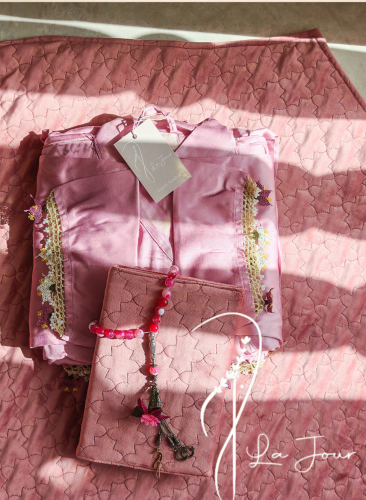 شرشف صلاة ستان لف بنك بالكروشيه و ورد الأويا  تركي