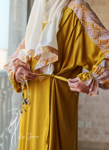 شرشف صلاة لف رسم باتيك لف كموني الطرحة مثبتة