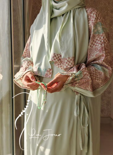 شرشف صلاة لف تيفني رسم باتيك يدوي