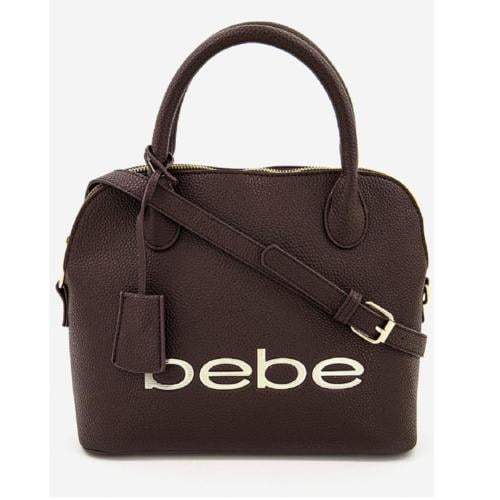 حقيبة بي بي وسط بني داكن