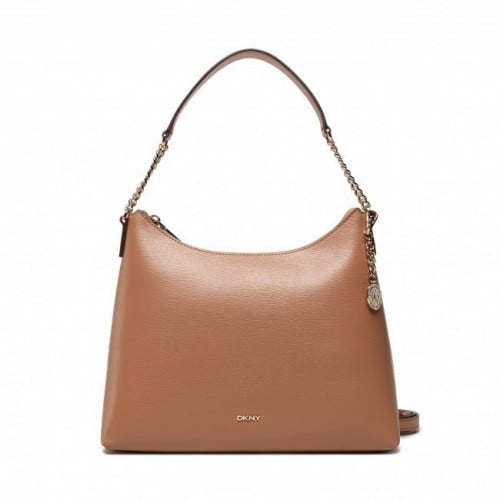 حقيبة دكني بني حجم وسط