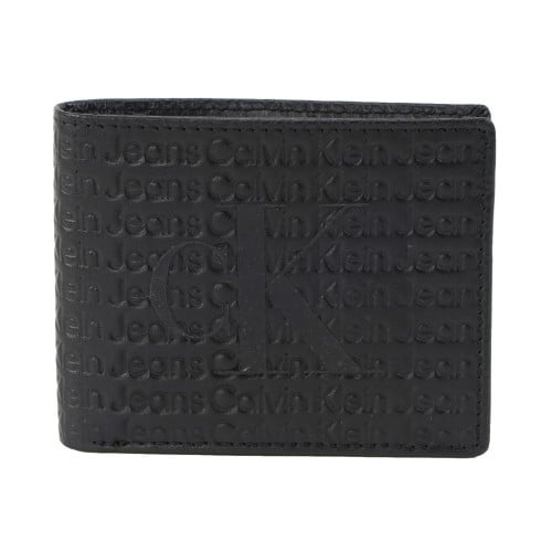 محفظة كالفن كلاين أسود جلد