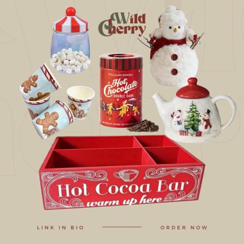 The hot chocolate bar