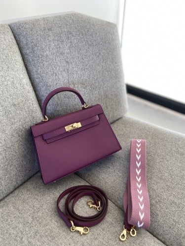 كيلي بنفسج هاردوير ذهبي - 2 Strap