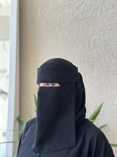 نقاب بغطاء مغاط مقوى ربط نحيف