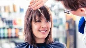 قص غرة الشعر Hair bangs Cut