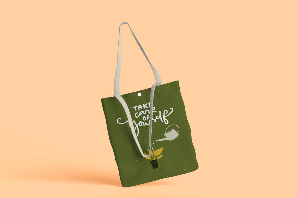 شنطة the tote bag - TAKE CARE OF YOURSELF