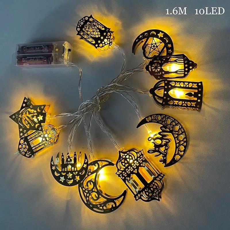 سلسلة LED زينة رمضان بطول 1.5 متر