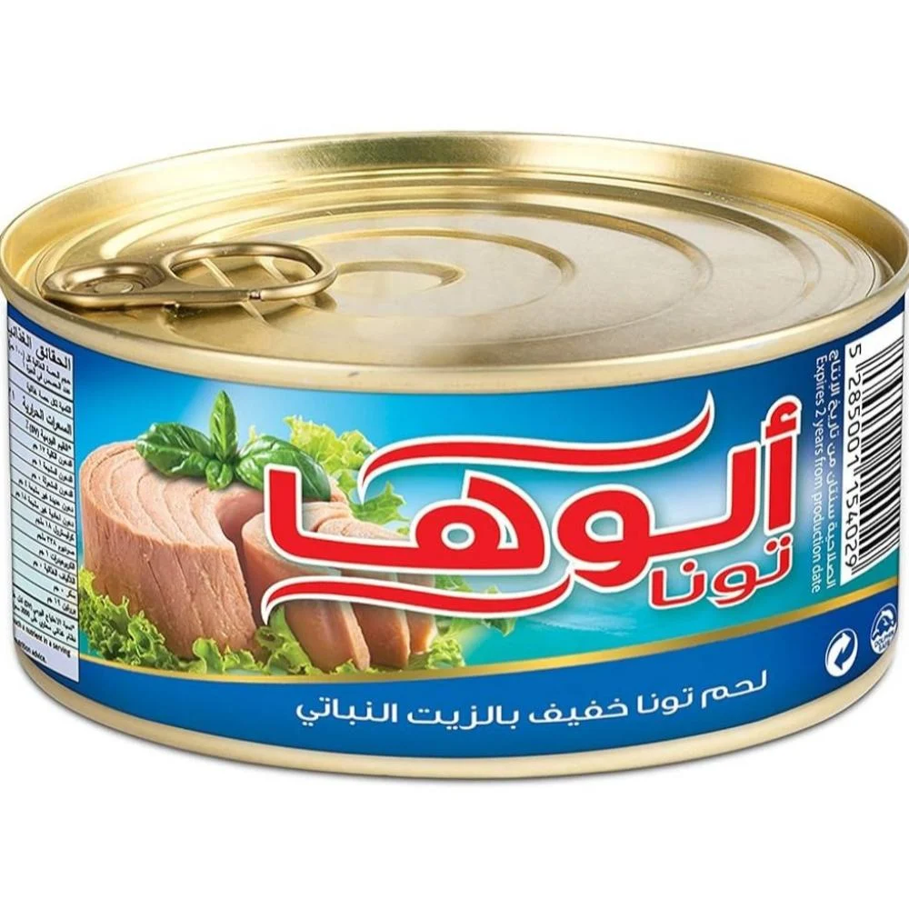 ألوها تونا لحم تونا خفيف بالزيت النباتي 100 جرام