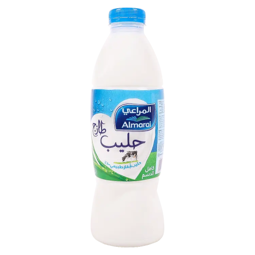 المراعي حليب طازج كامل الدسم 1 لتر