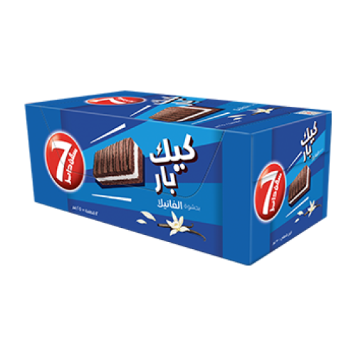 سفن دايز كيك بار بحشوة الفانيليا 12*25 جم