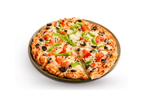 بيتزا خضار حجم صغير