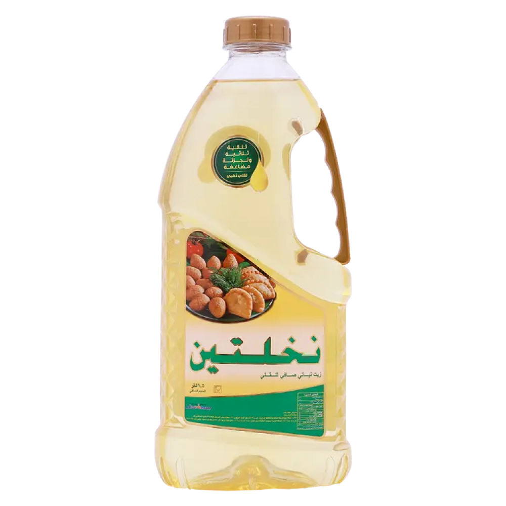 نخلتين زيت نباتي 1.5 لتر