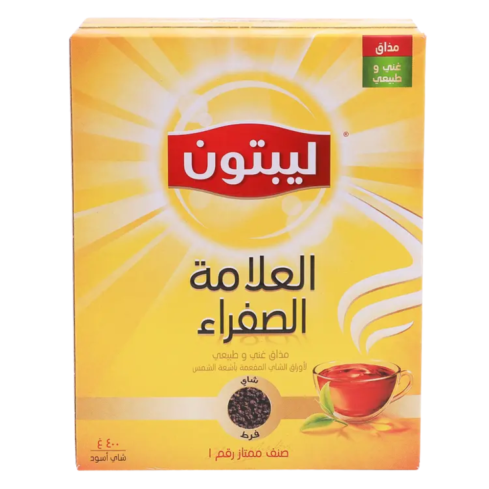 ليبتون شاي أسود فرط 400 جم